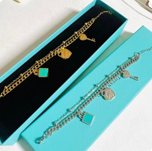 Tiffany charm bracelet sliver