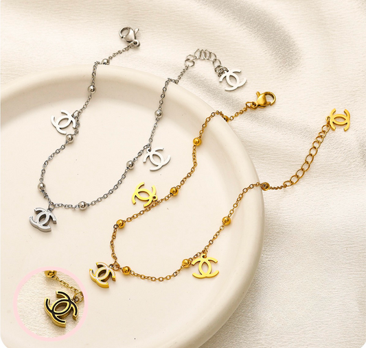 Cutie Channel anklet